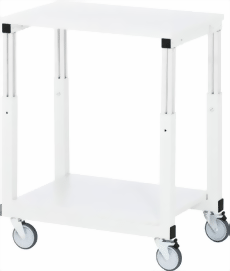 Tischwagen 500x700x650-1050 mm LxTxH, Hartlaminat-Arbeitsplatte