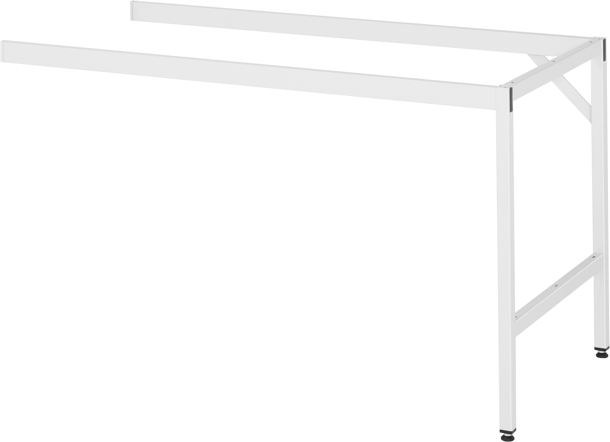 Arbeitstisch - Anbaugestell, B 1810 x T 860 x H 780-830 mm, ohne Platte