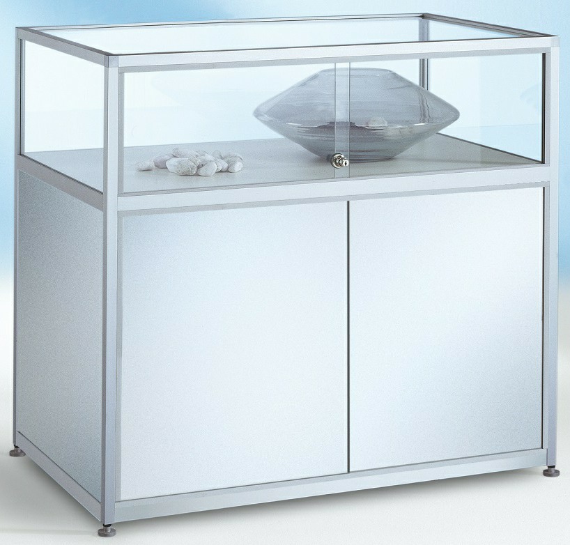 Tischvitrine 1000x1000x600 mm HxBxT