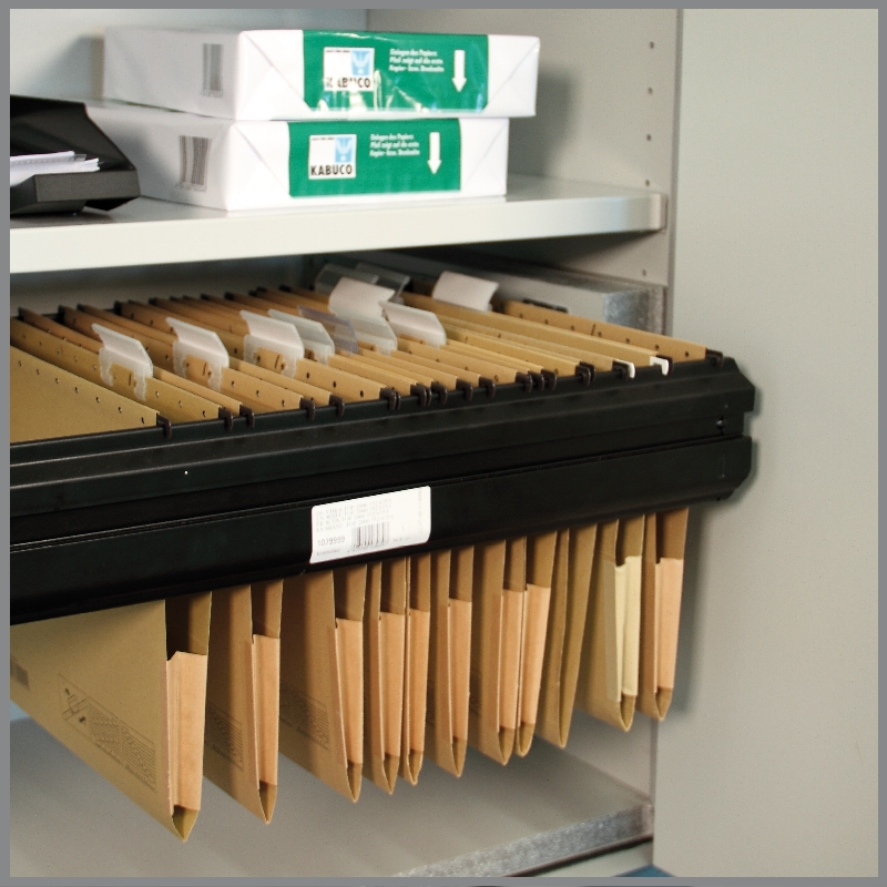 Aktenschrank PRIO 90, 1964x1064x491 mm HxBxT, 90 Minuten feuerresistent mit Hängeregister, Bild 4