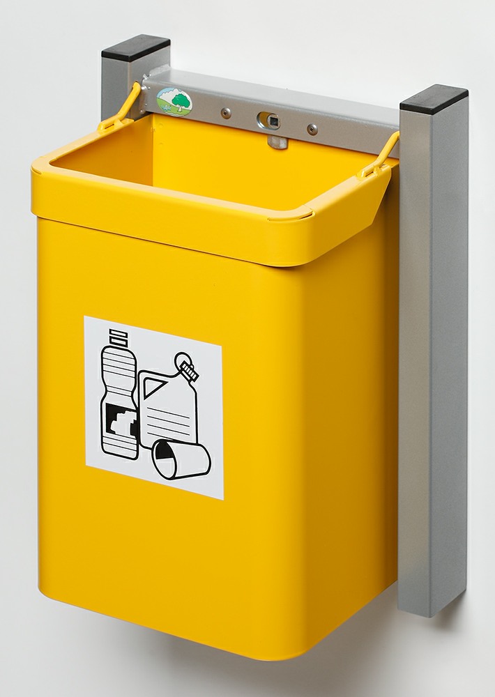 City G 3, Farbe: RAL 1023 Gelb für Wertstoffe, für 35 Liter Säcke