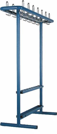 Standgarderobe Rundrohr Länge 1700 mm