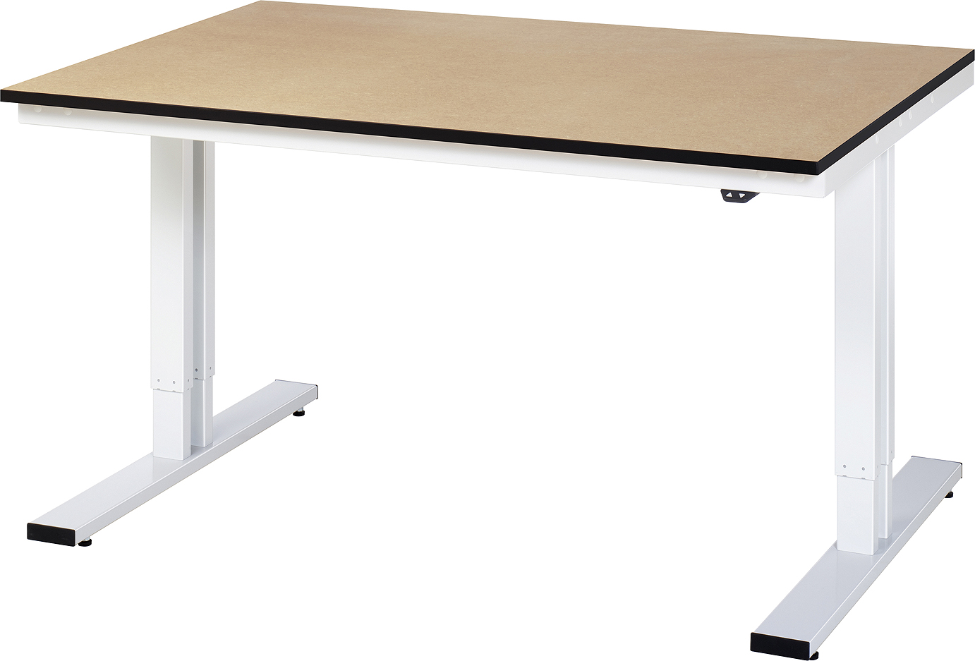 Arbeitstisch 1500x1000x720-1120 mm BxTxH mit MDF-Platte 22 mm