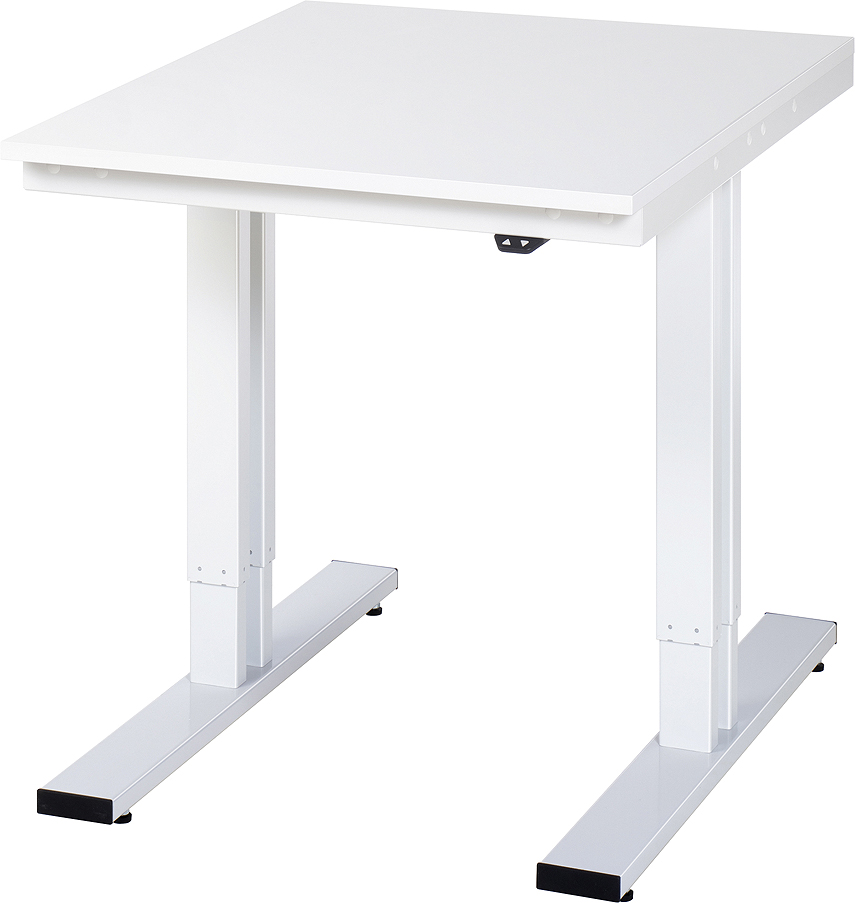 Arbeitstisch 750x1000x720-1120 mm BxTxH mit Melamin-Platte 22 mm