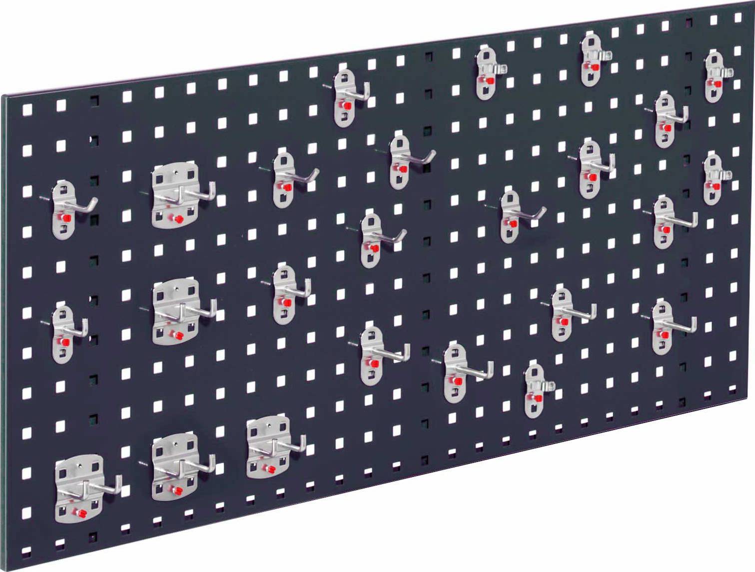 Loch-/Magnetwand Einsteigerset 8, 1 x Lochplatte, 1 Werkzeughalterset 25-teilig