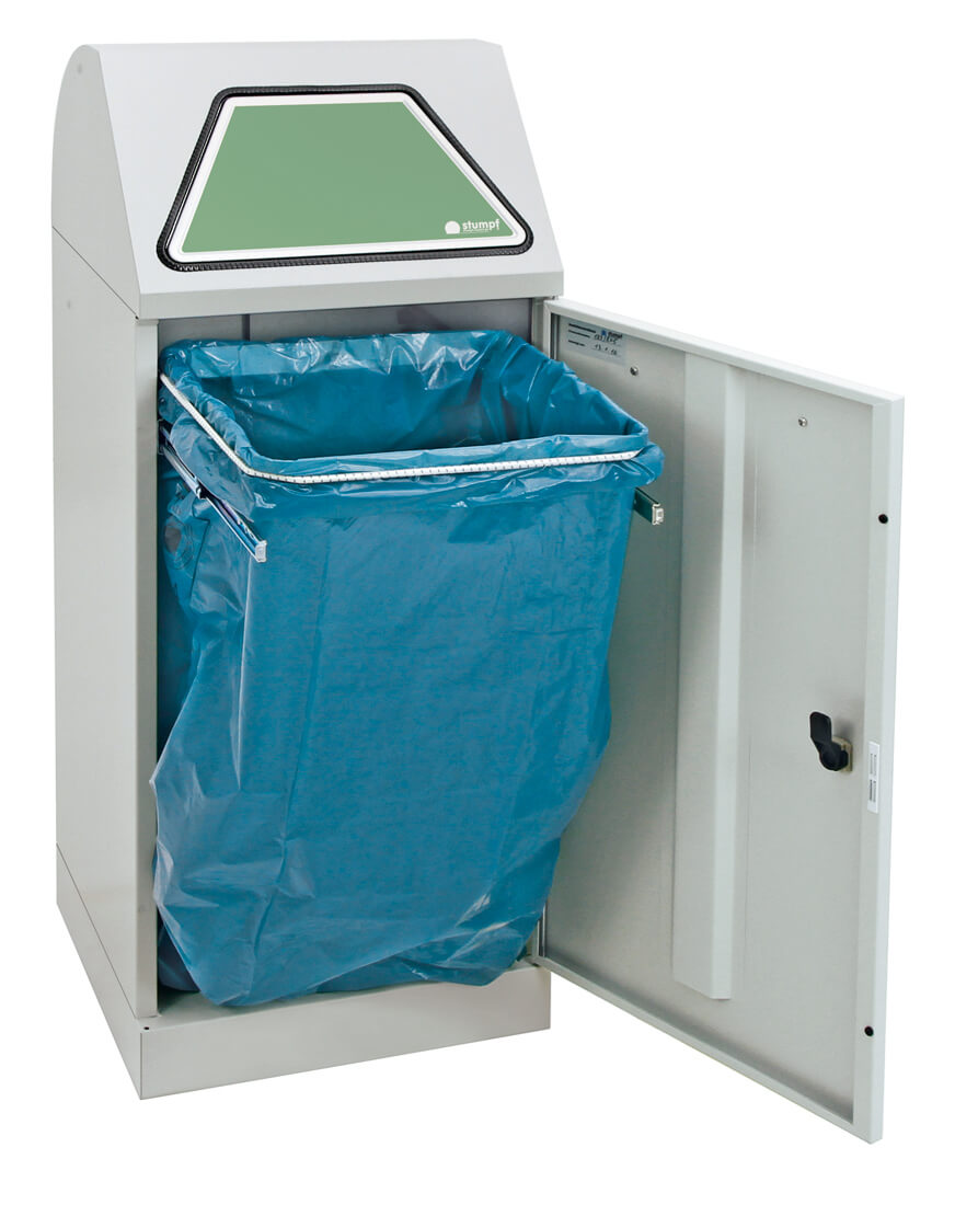 Abfalltrennsystem Modell Vario 75 Liter, mit Handbedienung, mit ProSlide©-System lichtgrau