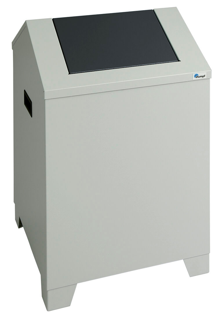 Abfalltrennsystem Modell PWK 73 Liter, lichtgrau/anthrazitgrau
