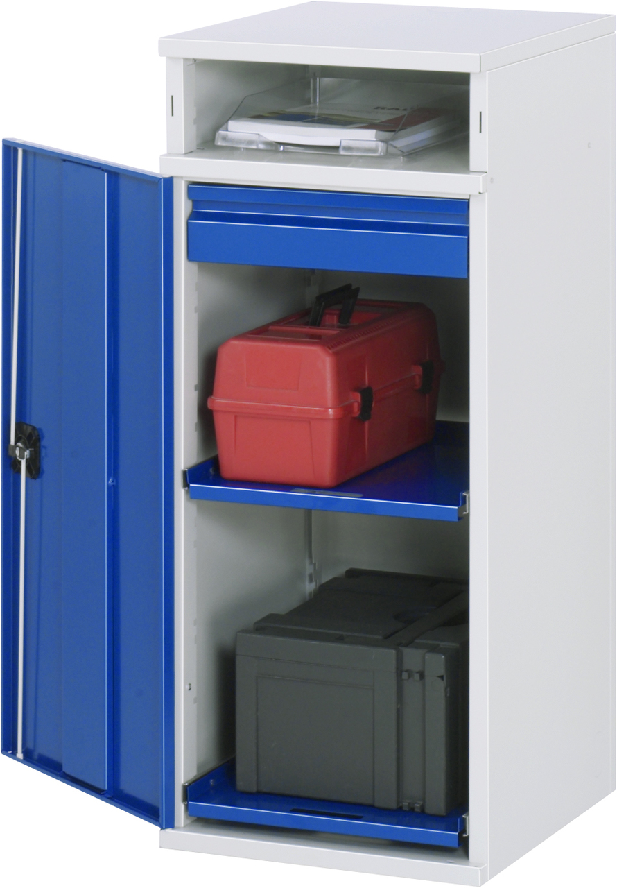 Beistellschrank-Stehpult, Modell 31, stationär