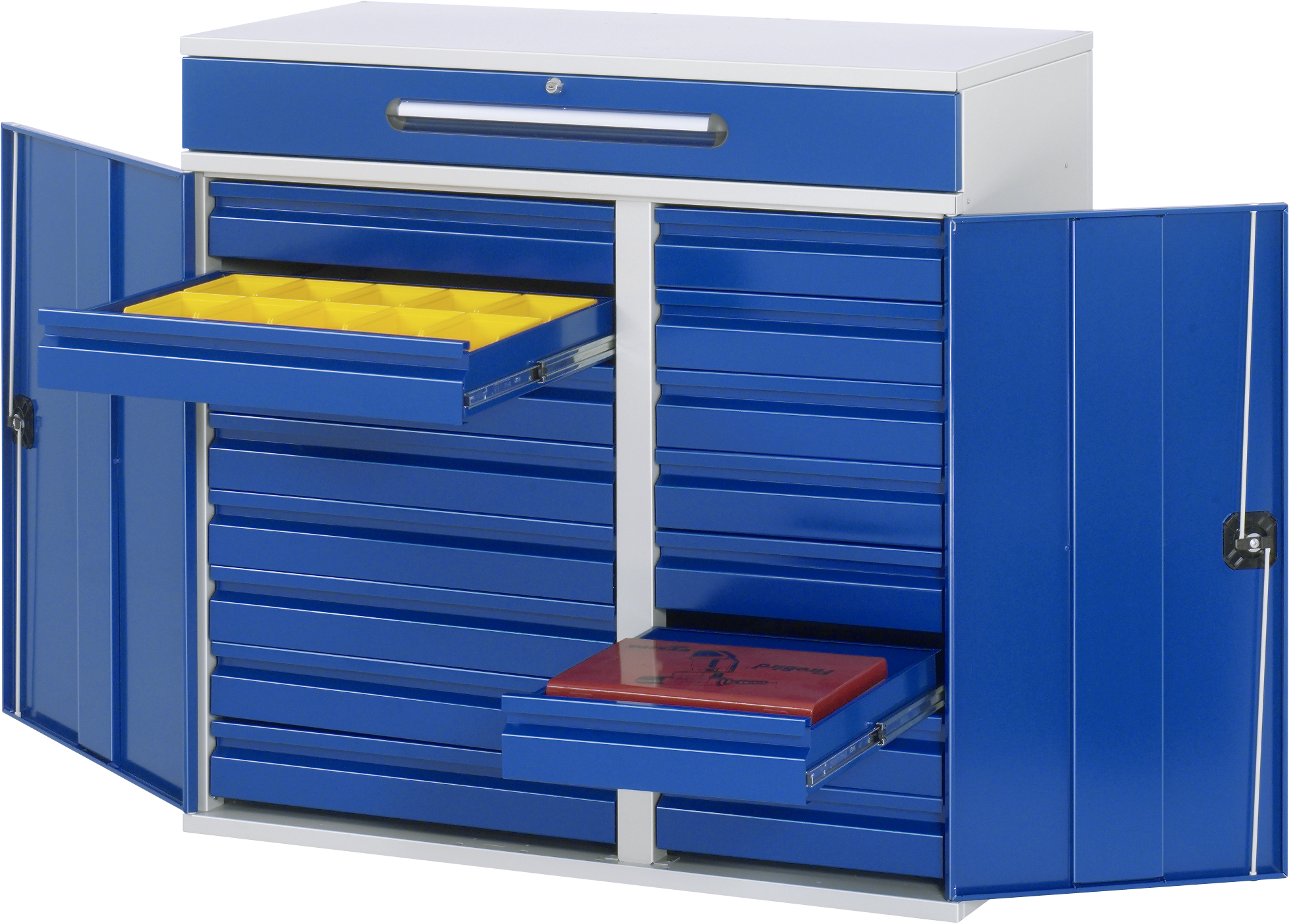 Beistellschrank-Stehpult, Modell 34, stationär