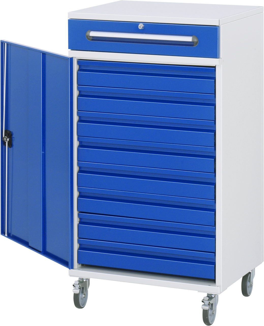 Beistellschrank-Stehpult, Modell 34, mobil