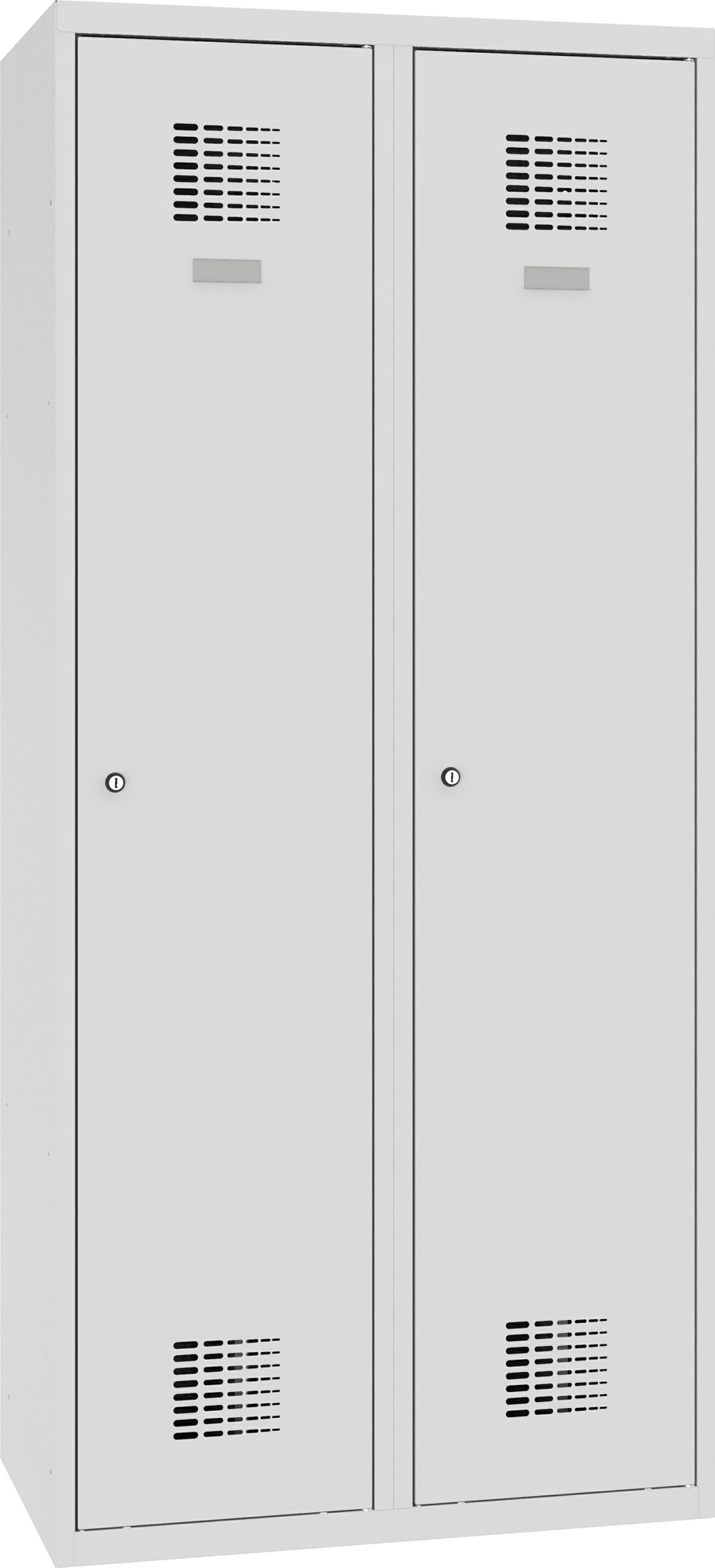 Garderobenschrank, 2 Abteile mit 400 mm Abteilbreite, SUM 420 W, 1 pkt