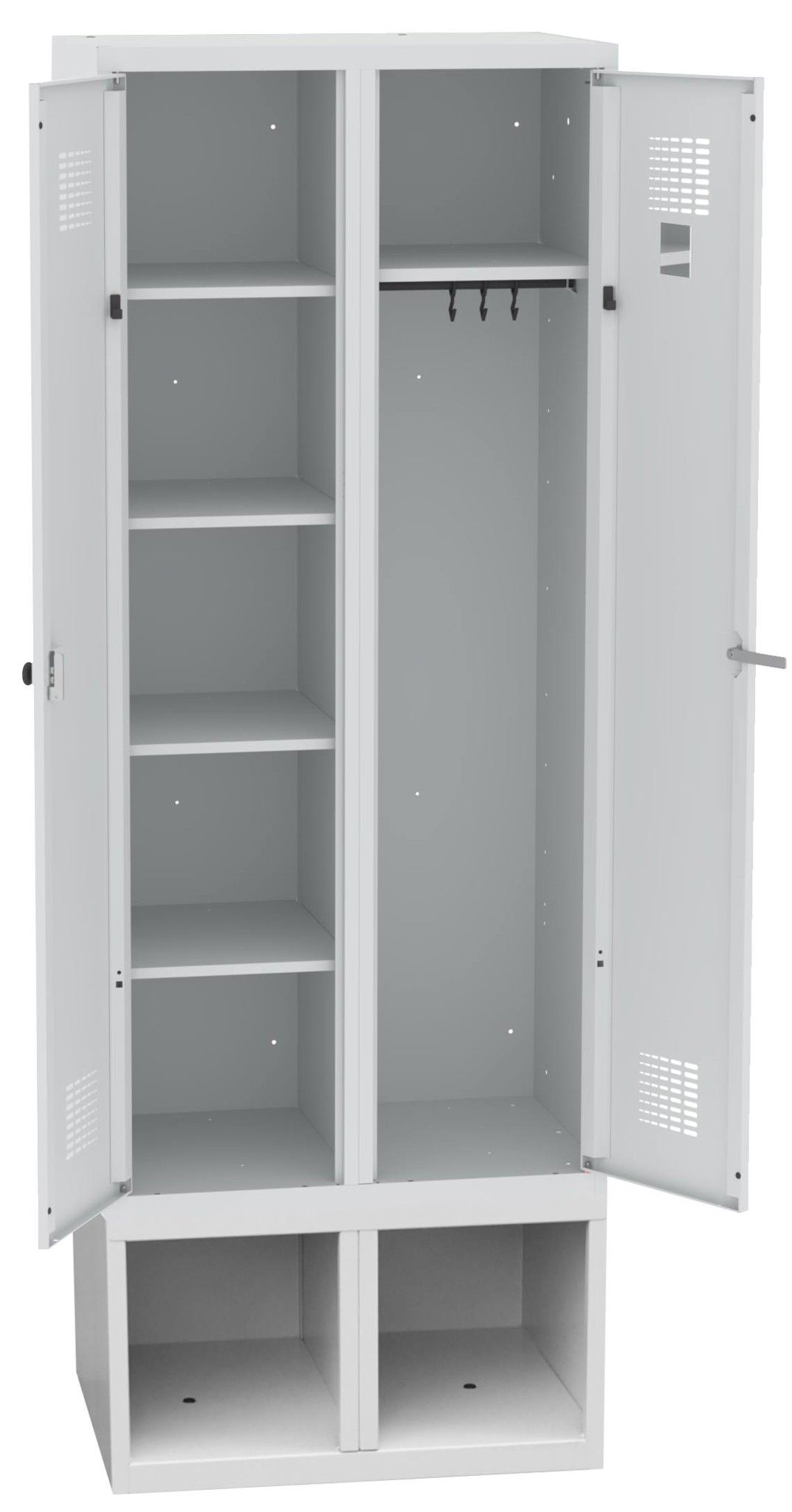 Kleider-/Wäscheschränke mit Schuhfach