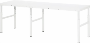 Anbau-Arbeitstisch 1200x700x650-1000 mm LxTxH, EGB-Melaminarbeitsplatte