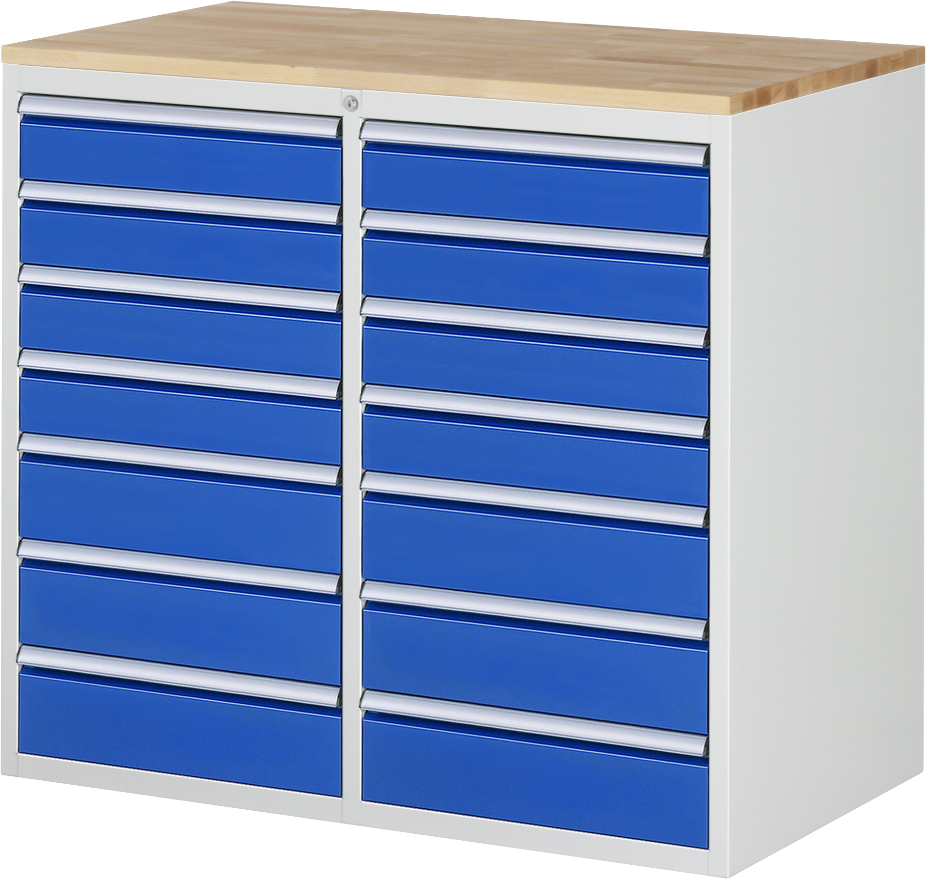 Schubladenschrank Modell LL7.10.10, 1035x1145x650mm HxBxT