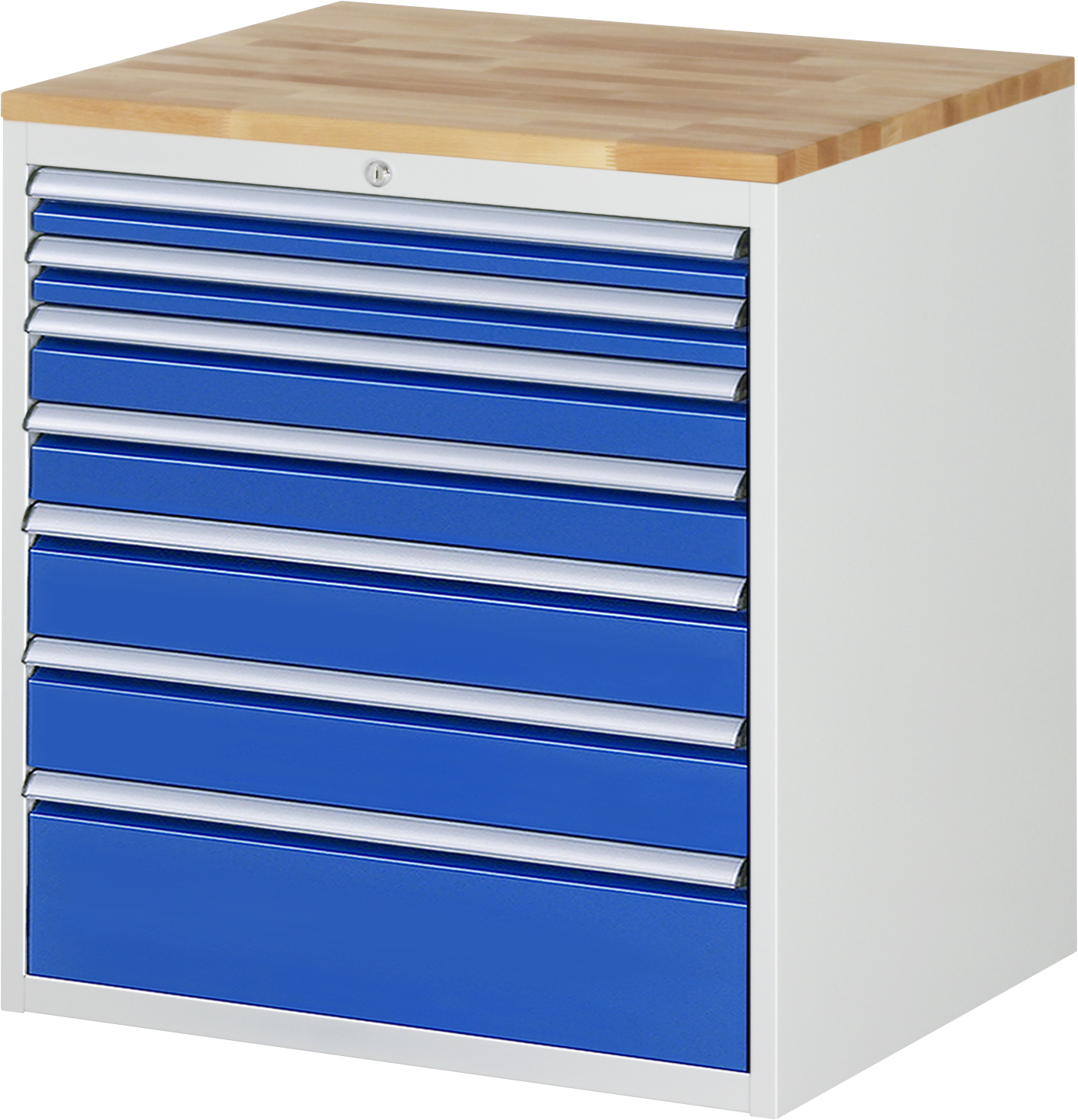 Schubladenschrank Modell XL5.0, 825 x 770 x 650 mm HxBxT