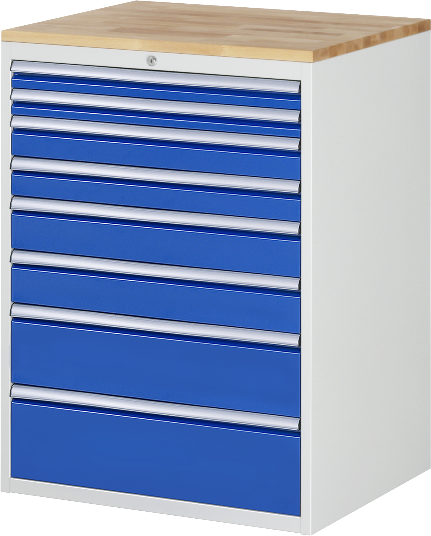 Schubladenschrank Modell XL7.11, 1035 x 770 x 650 mm HxBxT
