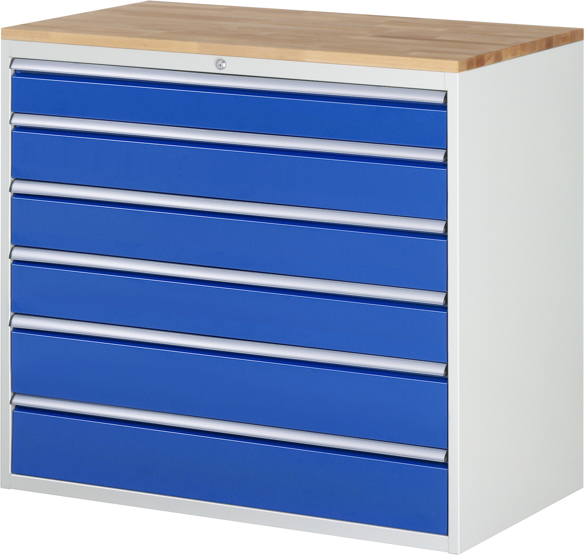 Schubladenschrank Modell XXL7.6, 1035x1145x650mm HxBxT