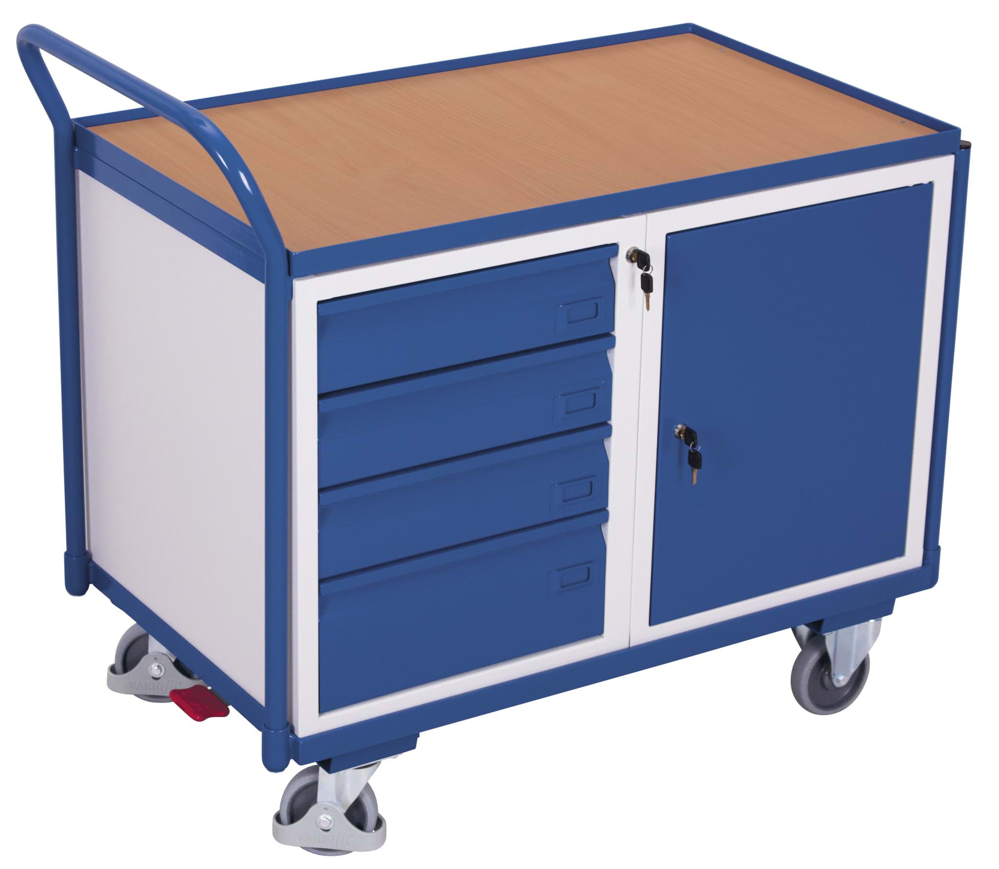 Werkstattwagen, 1 Ladefläche 1125x625x1010 mm BxTxH