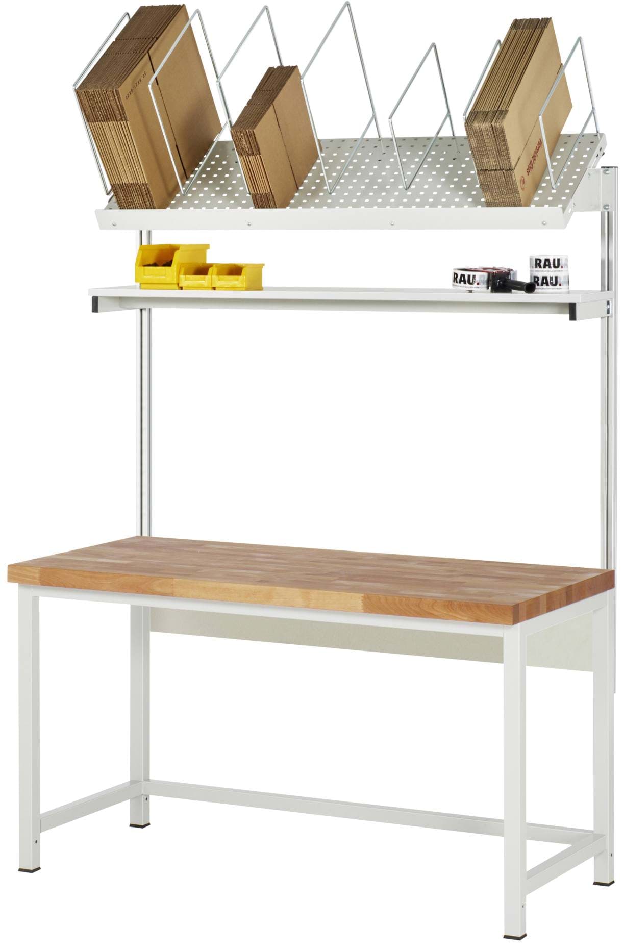 Packtisch Komplettset 01, 1500x700x840-1040mm LxTxH
