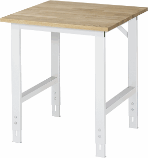 Arbeitstisch, B 750 x T 800 x H 760-1080 mm