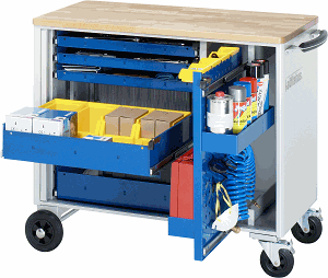 Werkzeugwagen, B 1025 x T 520 x H 890 mm
