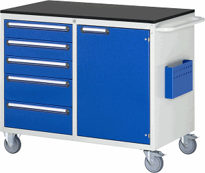 Montagewagen Modell LL5.23.12, B 1145 x T 650 x H 970 mm, Melamin-Top 19 mm