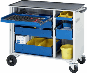 Werkzeugwagen, B 1025 x T 520 x H 890 mm