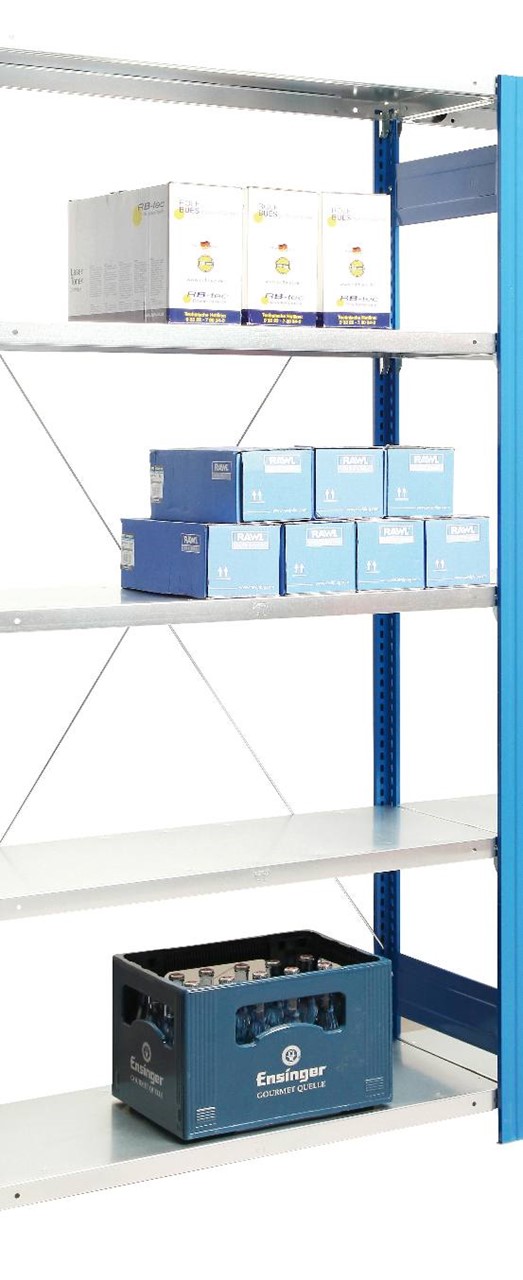 Anbauregal 2000x1005x500 mm HxBxT in diversen Farben