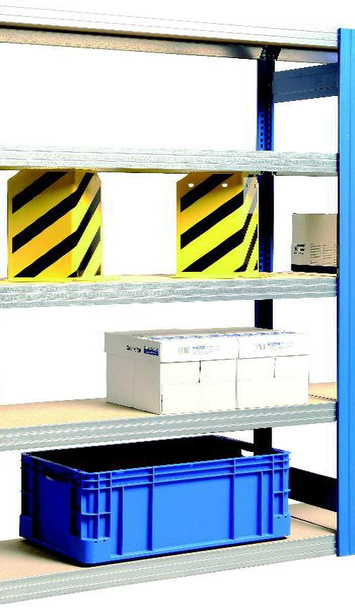 Anbauregal 2000x1695x600 mm HxBxT in diversen Farben