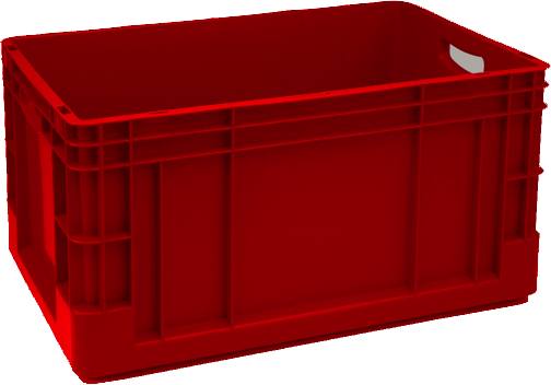 Lagerbehälter 60 Liter rot