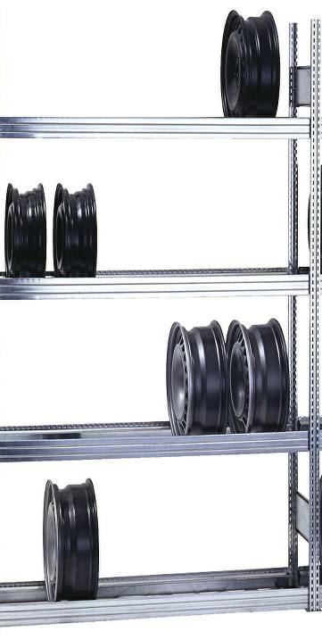 Felgen-Anbauregal 2500x1005x300 mm HxBxT