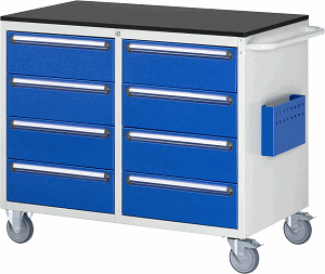 Montagewagen Modell LL5.1.1, B 1145 x T 650 x H 970 mm, Melamin-Top 19 mm